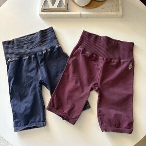 2 pc free people movement good karma biker shorts bundle